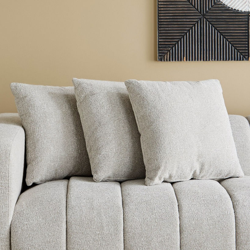 Meadow 3 Seater Fabric Sofa w/ 3 Cushions - Image 5