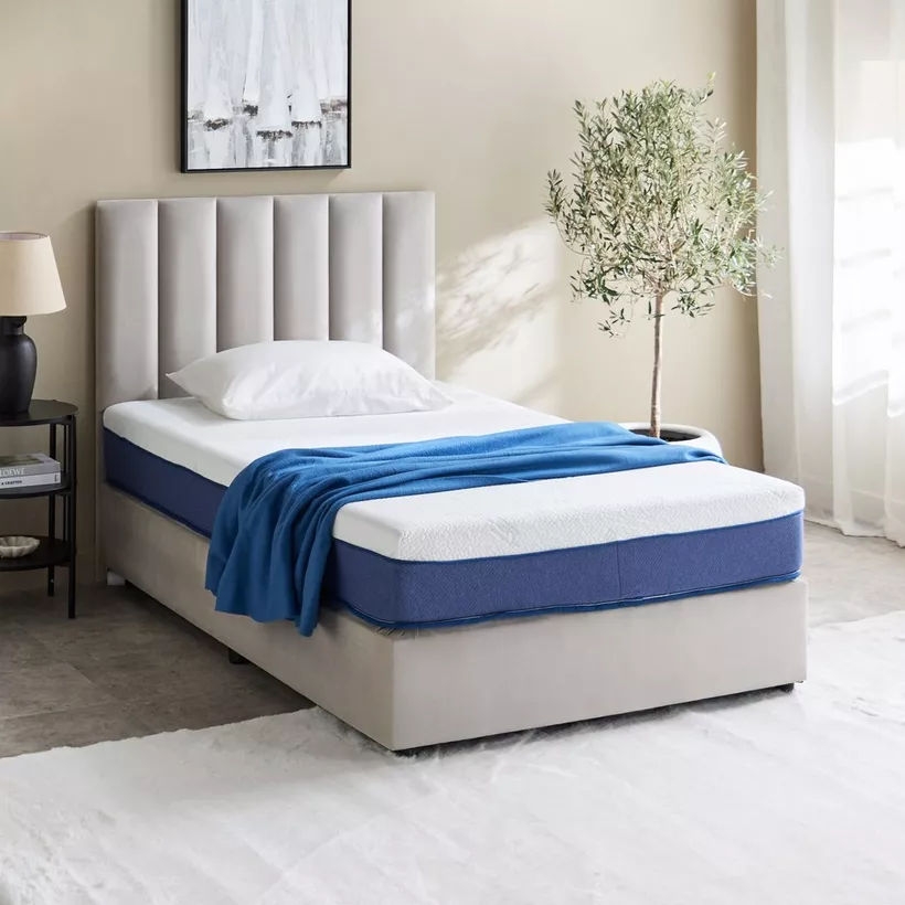 iSleepLuxe iCooltex Cool Gel Pro Visco Memory Foam Pocket Spring Mattress - 140x200x25 cm - Image 2
