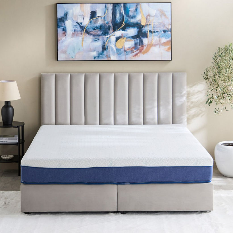 iSleepLuxe iCooltex Cool Gel Pro Visco Memory Foam Pocket Spring Mattress - 180x200x25 cm - Image 4