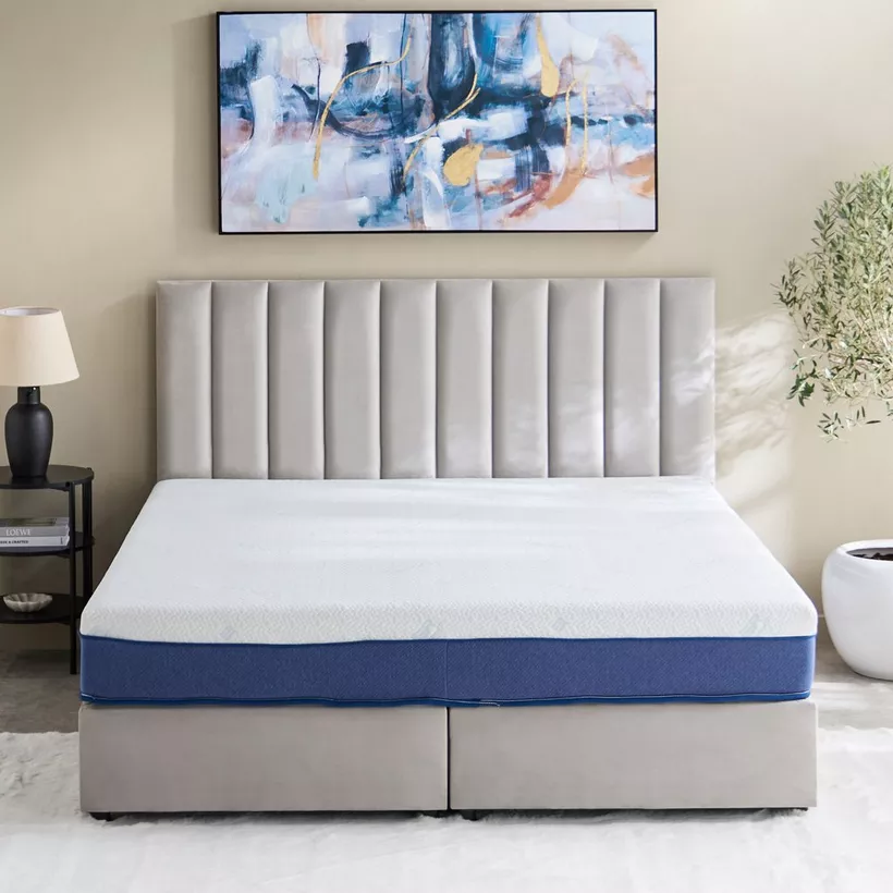 iSleepLuxe iCooltex Cool Gel Pro Visco Memory Foam Pocket Spring Mattress - 180x210x25 cm - Image 4
