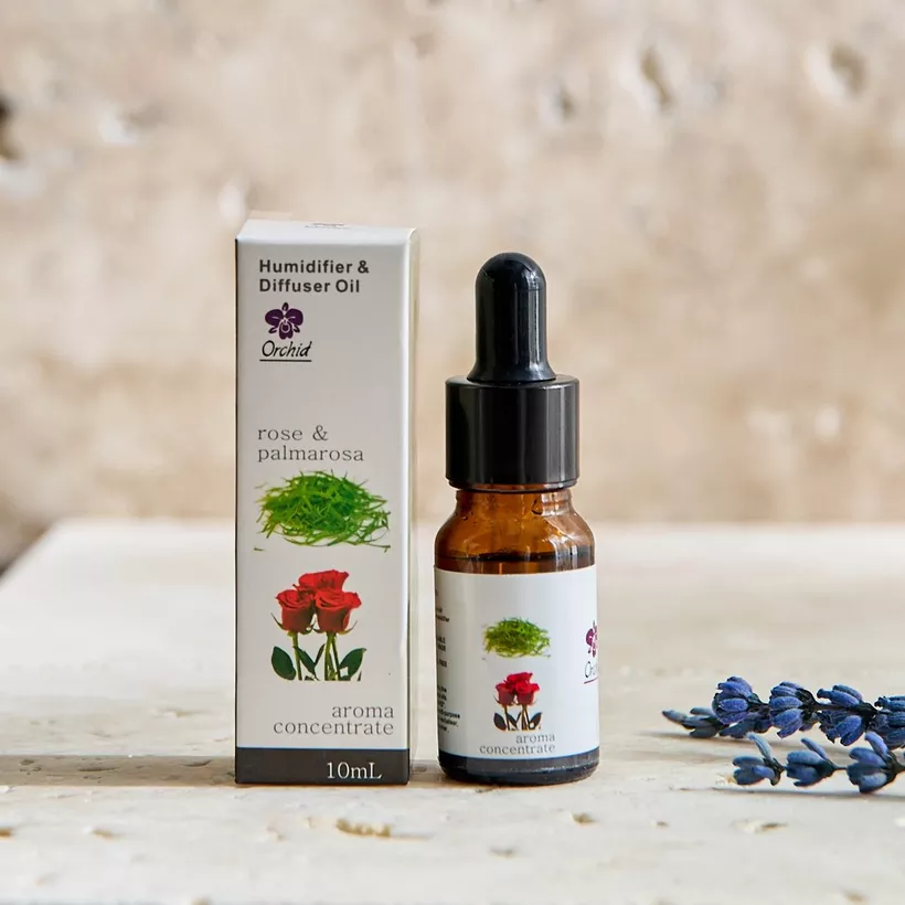 Orchid Rose and Palmarosa Aroma Concentrate Humidifier and Diffuser Oil - 10 ml - Image 3