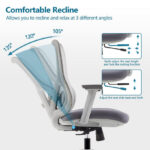 Tesser Office Chair with Sliding Seat and 3D Armrest