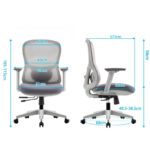 Tesser Office Chair with Sliding Seat and 3D Armrest