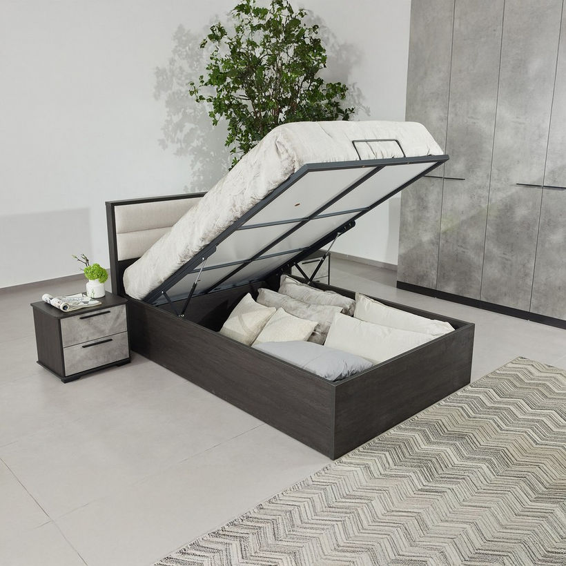 Scott Hydraulic Twin Storage Bed - 120x200 cm - Image 5