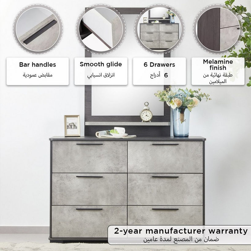 Scott 6-Drawer Master Dresser - Image 9