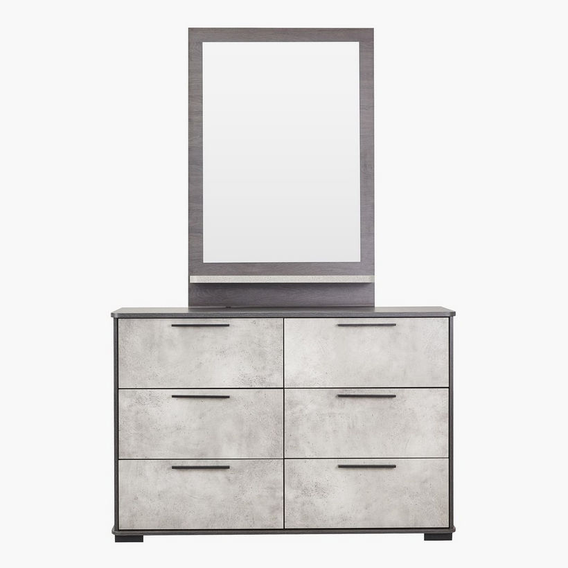 Scott Mirror for Dresser with Shelf - Image 4