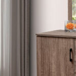 Movo Oasis 1-Door 3-Drawer Dresser with Mirror