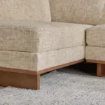 Monza 5- Seater Fabric Left Corner Sofa with 2 Cushions