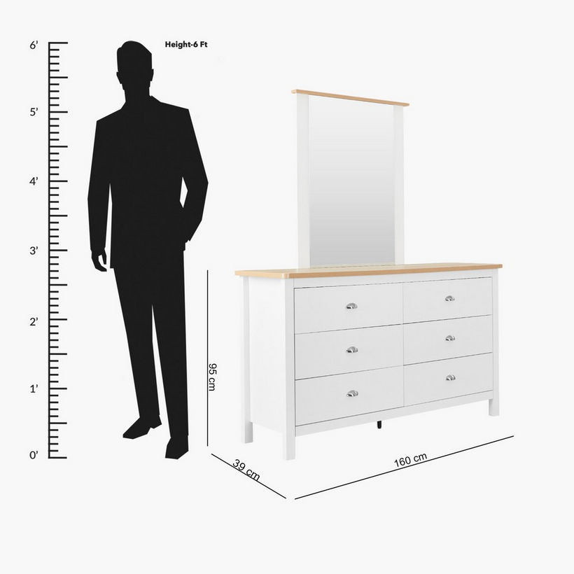 Hampton NXT 6-Drawer Dresser - Image 9