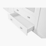 Hampton NXT 6-Door Wardrobe with 2-Drawers and Mirror