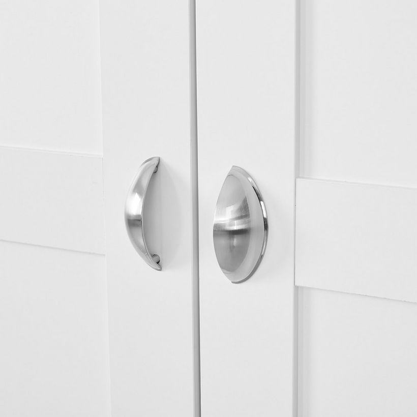 Hampton NXT 6-Door Wardrobe with 2-Drawers and Mirror - Image 8