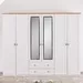 Hampton NXT 6-Door Wardrobe with 2-Drawers and Mirror - Image 13