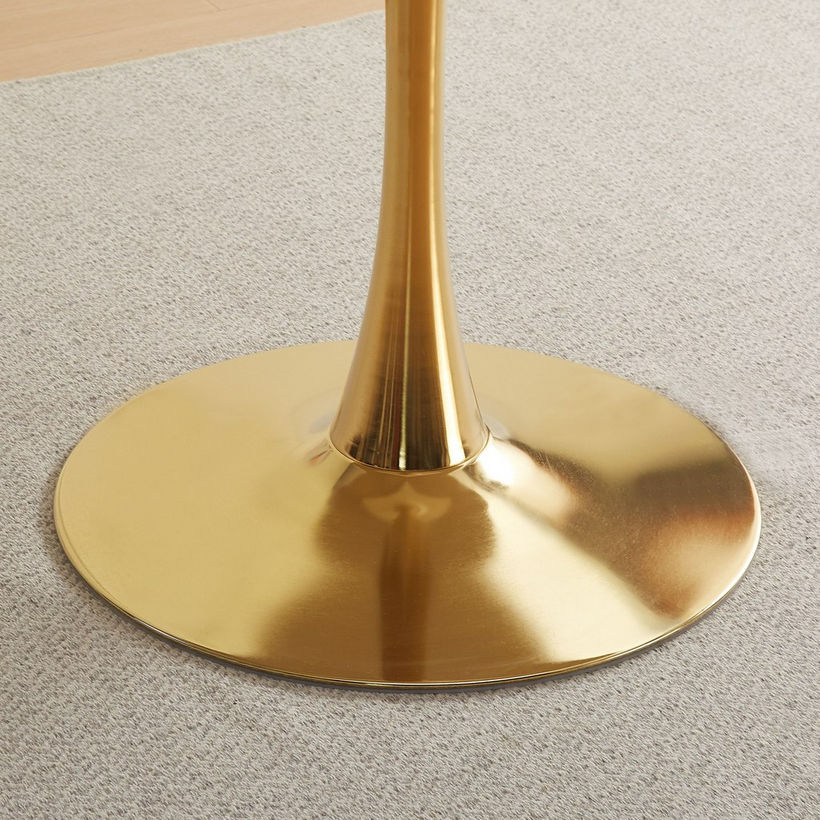 Elvis Sintered Stone 4-Seater Round Dining Table - Image 6