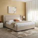 Liberty Aura Smart LED Queen Upholstered Bed - 160x200 cm