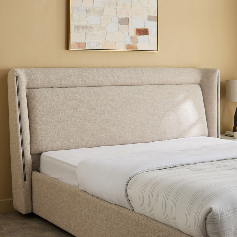 Liberty Aura Smart LED Queen Upholstered Bed - 160x200 cm - Image 5