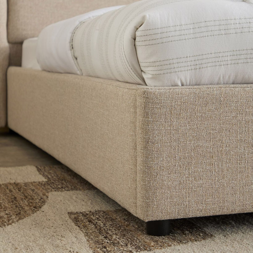 Liberty Aura Smart LED Queen Upholstered Bed - 160x200 cm - Image 7
