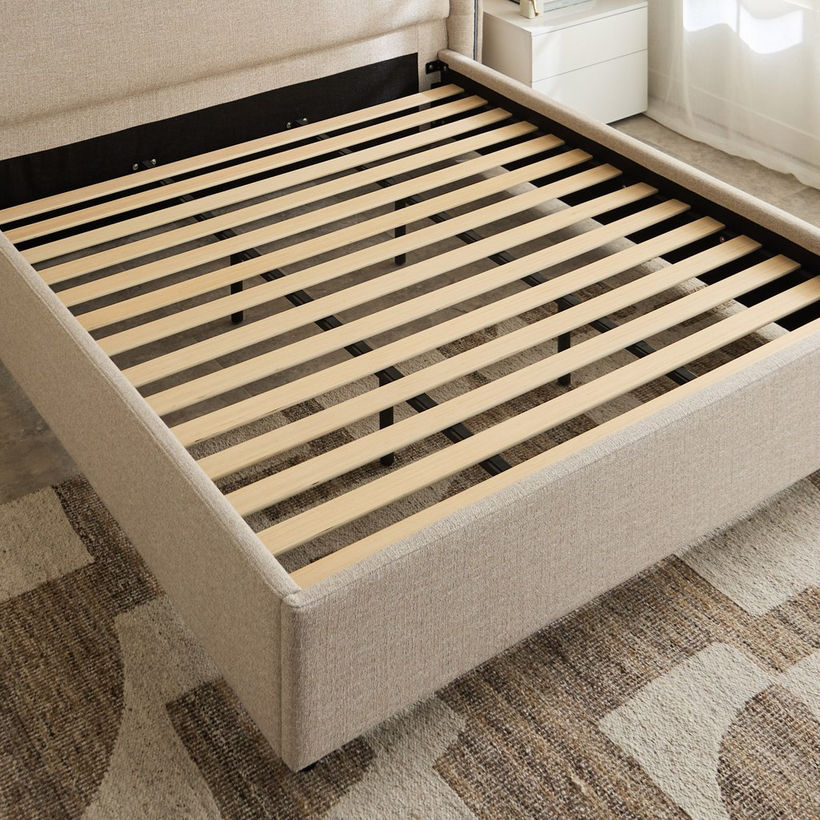 Liberty Aura Smart LED Queen Upholstered Bed - 160x200 cm - Image 8