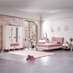 Maybelle 4-Door Wardrobe with 2 Drawers and 2 Mirrors