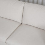 Victoria 3-Seater Fabric Sofa with 2 Arm Pillows