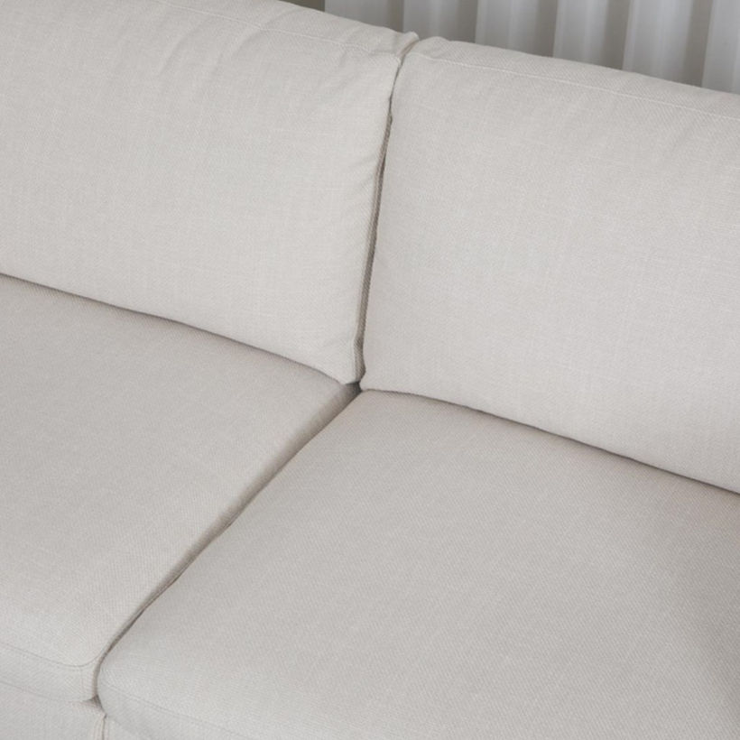 Victoria 3-Seater Fabric Sofa with 2 Arm Pillows - Image 6