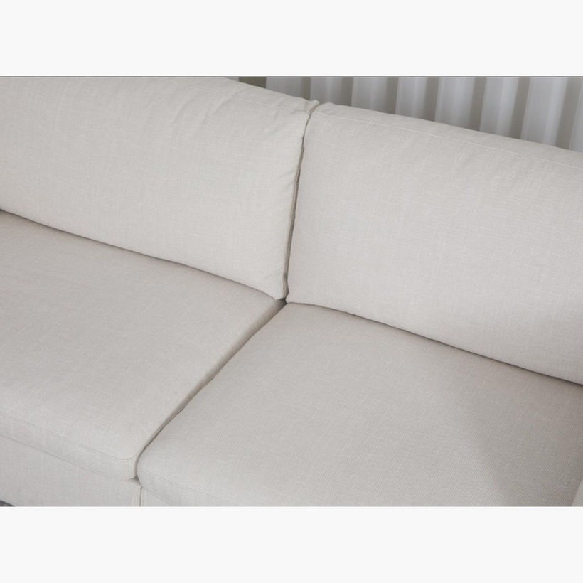 Victoria 3-Seater Fabric Sofa with 2 Arm Pillows - Image 7