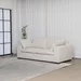 Victoria 3-Seater Fabric Sofa with 2 Arm Pillows - Image 11