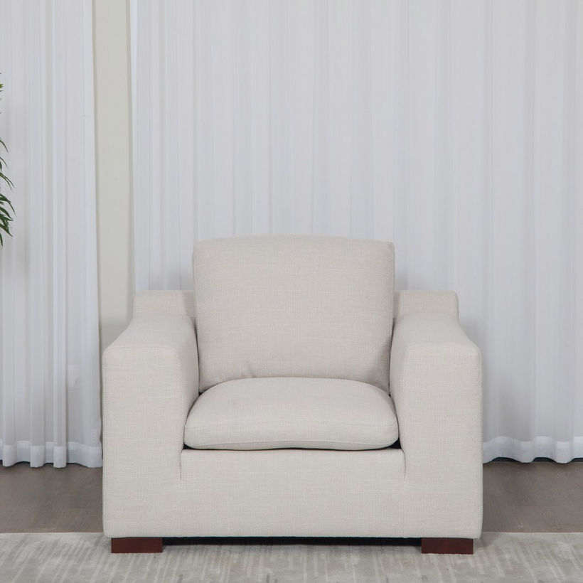 Victoria Fabric Armchair Sofa with 2 Arm Pillows - Image 3