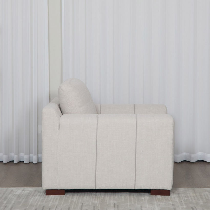 Victoria Fabric Armchair Sofa with 2 Arm Pillows - Image 4