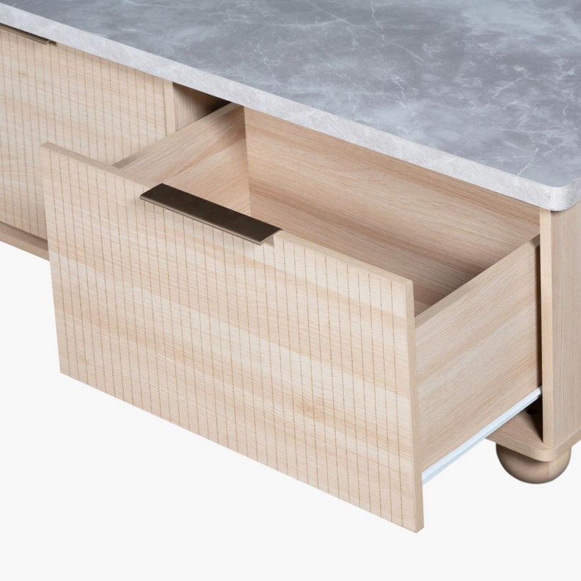 Island Coffee Table with 2 Drawers - Image 10