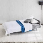 Movo Palmer 3-Seater Fabric Sofa Bed with 2 Cushions