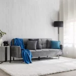 Movo Palmer 3-Seater Fabric Sofa Bed with 2 Cushions