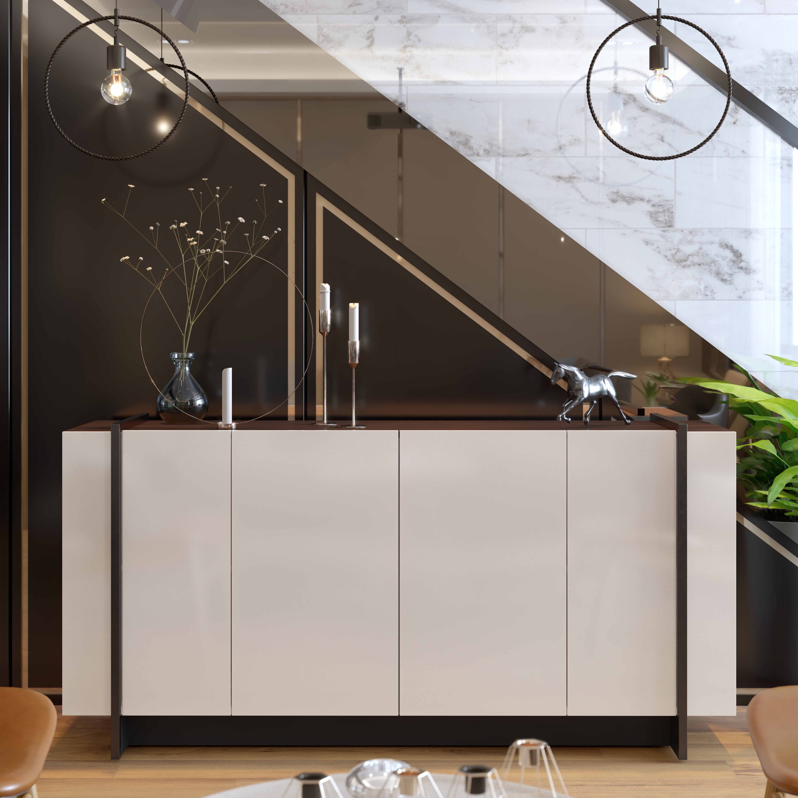 Terra 4-Door Sideboard