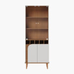 Nero 4-Door Curio Cabinet