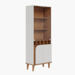 Nero 4-Door Curio Cabinet