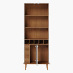 Nero 4-Door Curio Cabinet