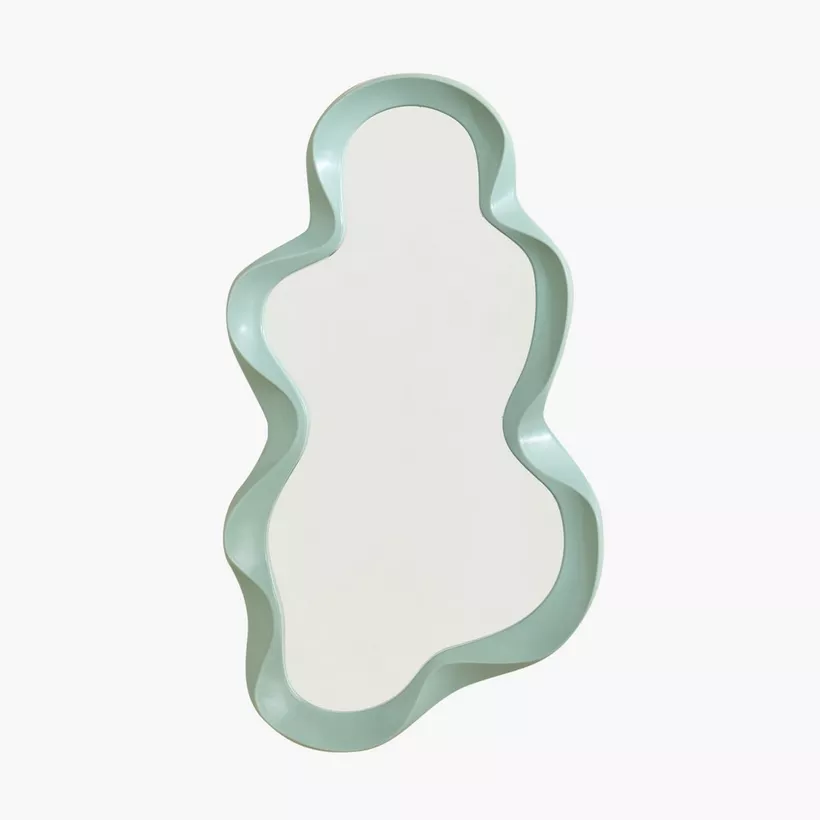Ebern Abstract Mirror - 23x42x2.2 cm - Image 2