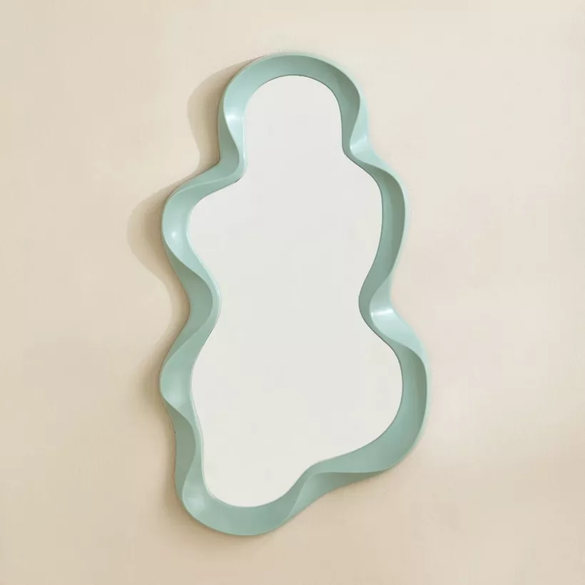 Ebern Abstract Mirror - 23x42x2.2 cm - Image 3
