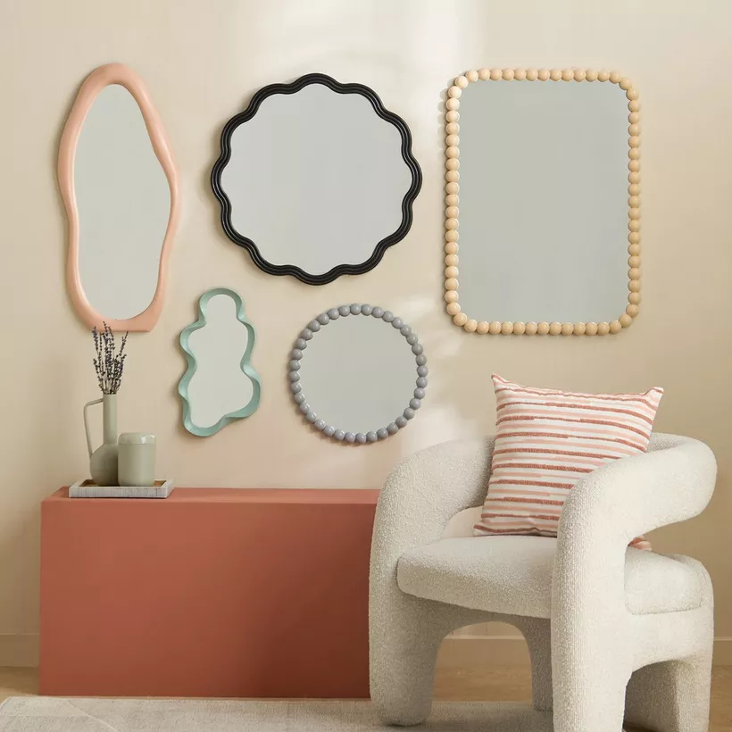 Ebern Abstract Mirror - 23x42x2.2 cm - Image 5