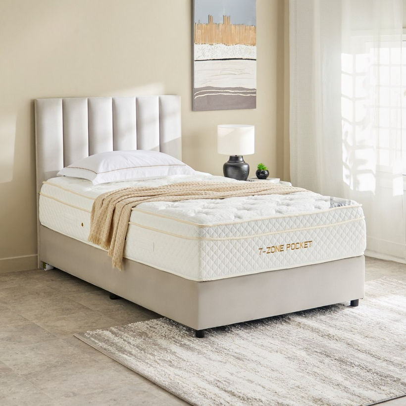 SleepLuxe iZonal Luxe Medium Soft 7 Zone Hybrid Pocket Spring Queen Mattress - 150x200x32 cm - Image 8
