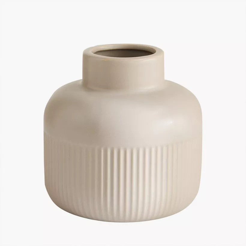 Sansa Roma Ceramic Vase - 13x13x13.5 cm - Image 2