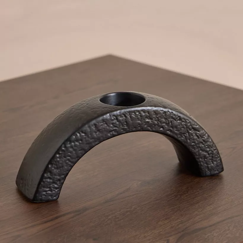 Sansa Roma Ceramic Candleholder - 21.8x6x9.5 cm - Image 3