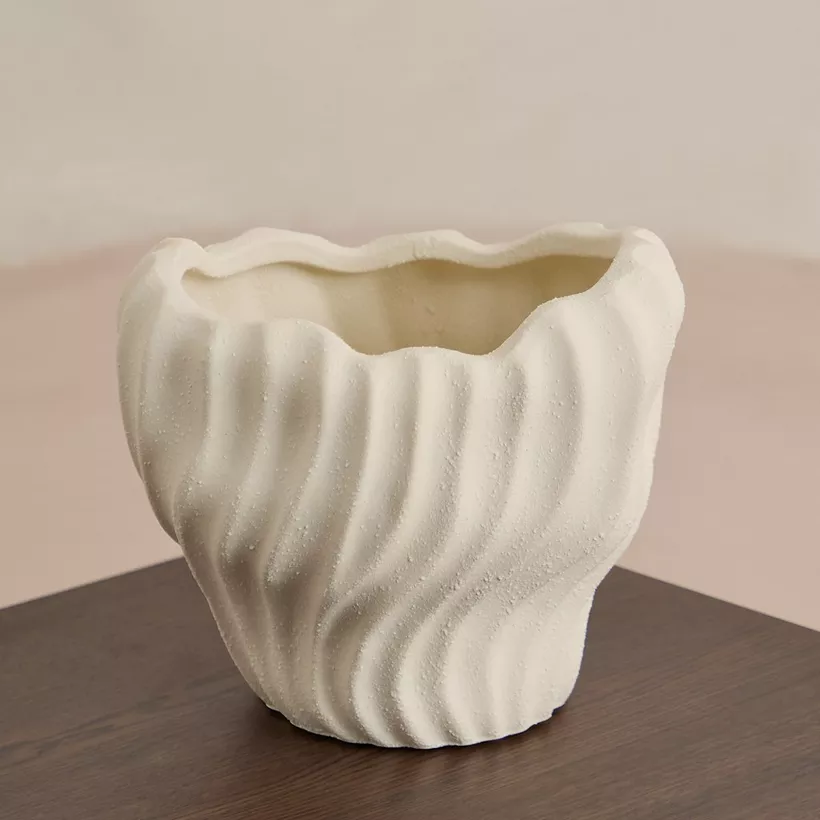 Sansa Roma Ceramic Vase - 18x15.5x16 cm - Image 3