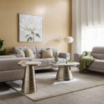 Cavon Eduin Genuine Marble Top Coffee Table