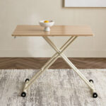 Movo Coda 2-Seater Height Adjustable Dining Table Coffee Table