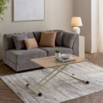 Movo Coda 2-Seater Height Adjustable Dining Table Coffee Table