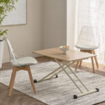 Movo Coda 2-Seater Height Adjustable Dining Table Coffee Table