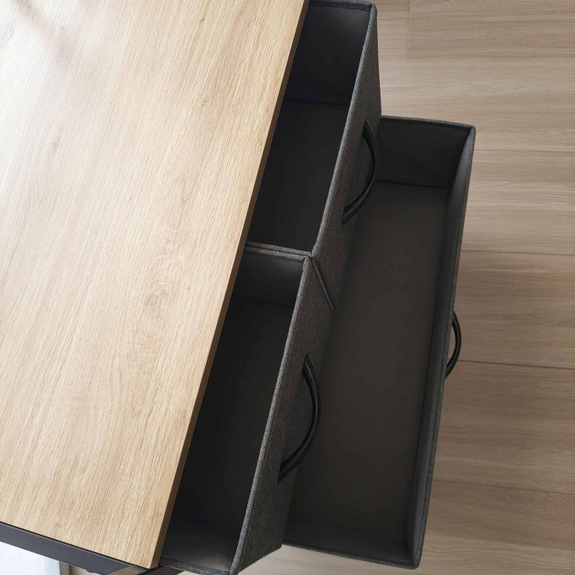 Movo Jazz 3-Drawer Coat Hanger with Multipurpose Rack - Image 6