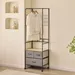 Movo Jazz 3-Drawer Coat Hanger with Multipurpose Rack - Image 7