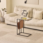 Movo Coda Side Table with Magazine Rack