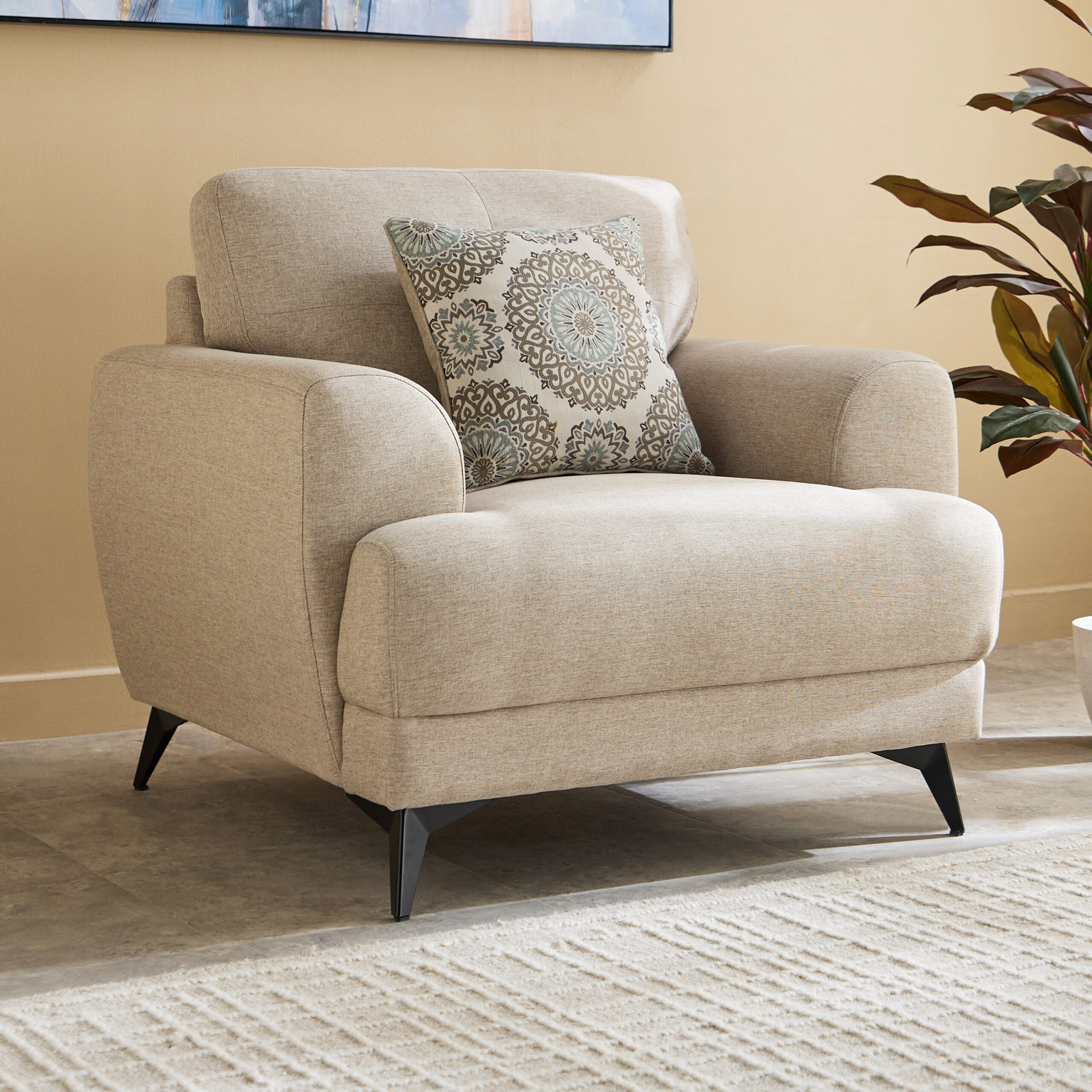 Estella Armchair Sofa with Cushion